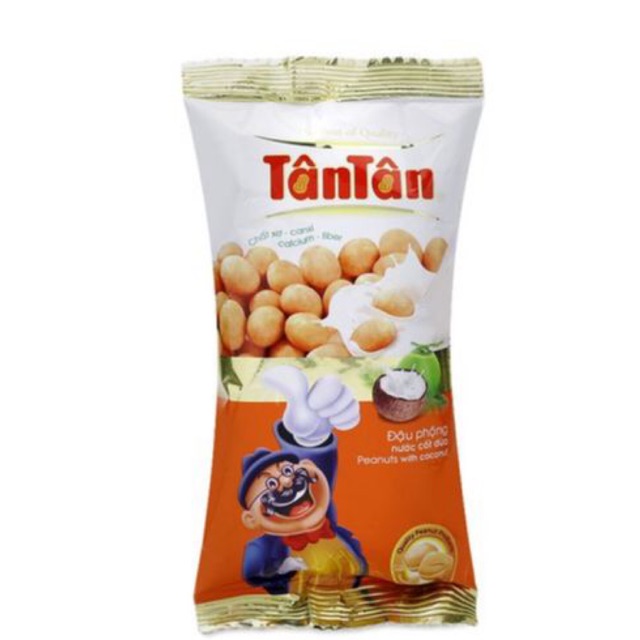 Đậu phộng Tân Tân nước cốt dừa 35/40/45g 10 gói