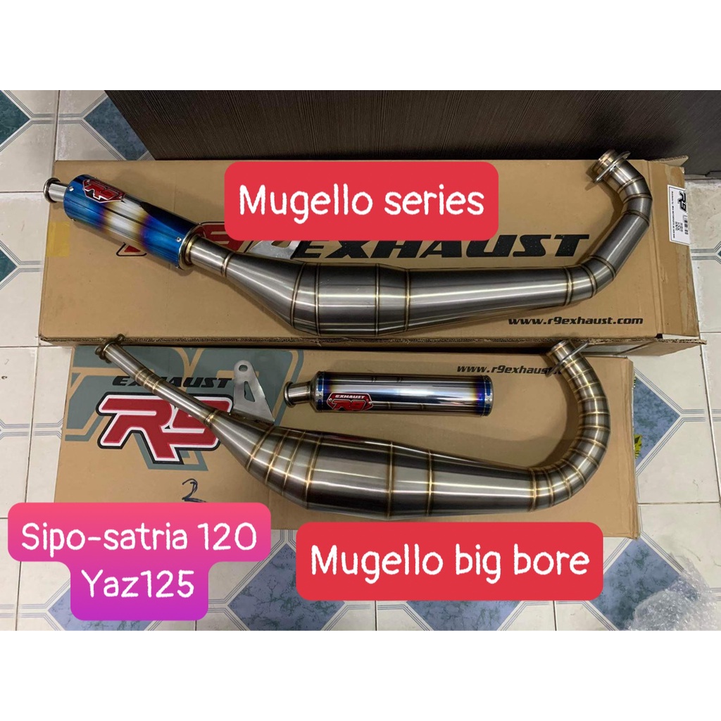 BÔ R9 [ 2 STRORE EXHAUST ] PÔ TĂNG SPORT 120 CC - YAZ 125 ( 2 THÌ ) CHÍNH HÃNG