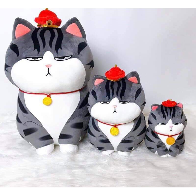 Gấu bông Mèo Hoàng Thượng cao cấp mập ú siêu đáng yêu