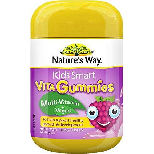 Kẹo dẻo rau củ Natures Way Vita Gummies Multivitamin & Vegies - 60 viên