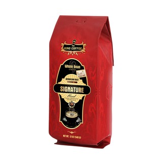 Cà Phê Hạt Rang Nguyên Chất 100% Signature Blend KING COFFEE - Túi 340g - Sự Phối trộn hoàn hảo từ Arabica & Robusta