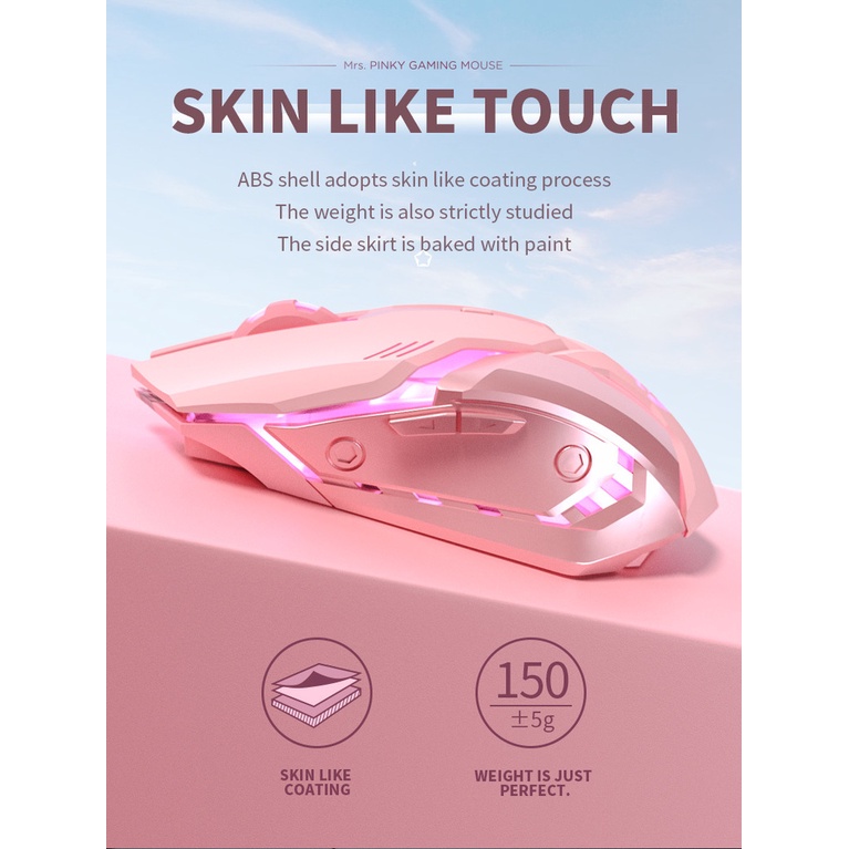 Chuột không dây 2.4G 7 Nút 2400dpi