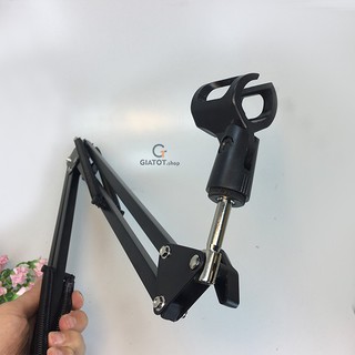 chân kẹp bàn mic thu âm