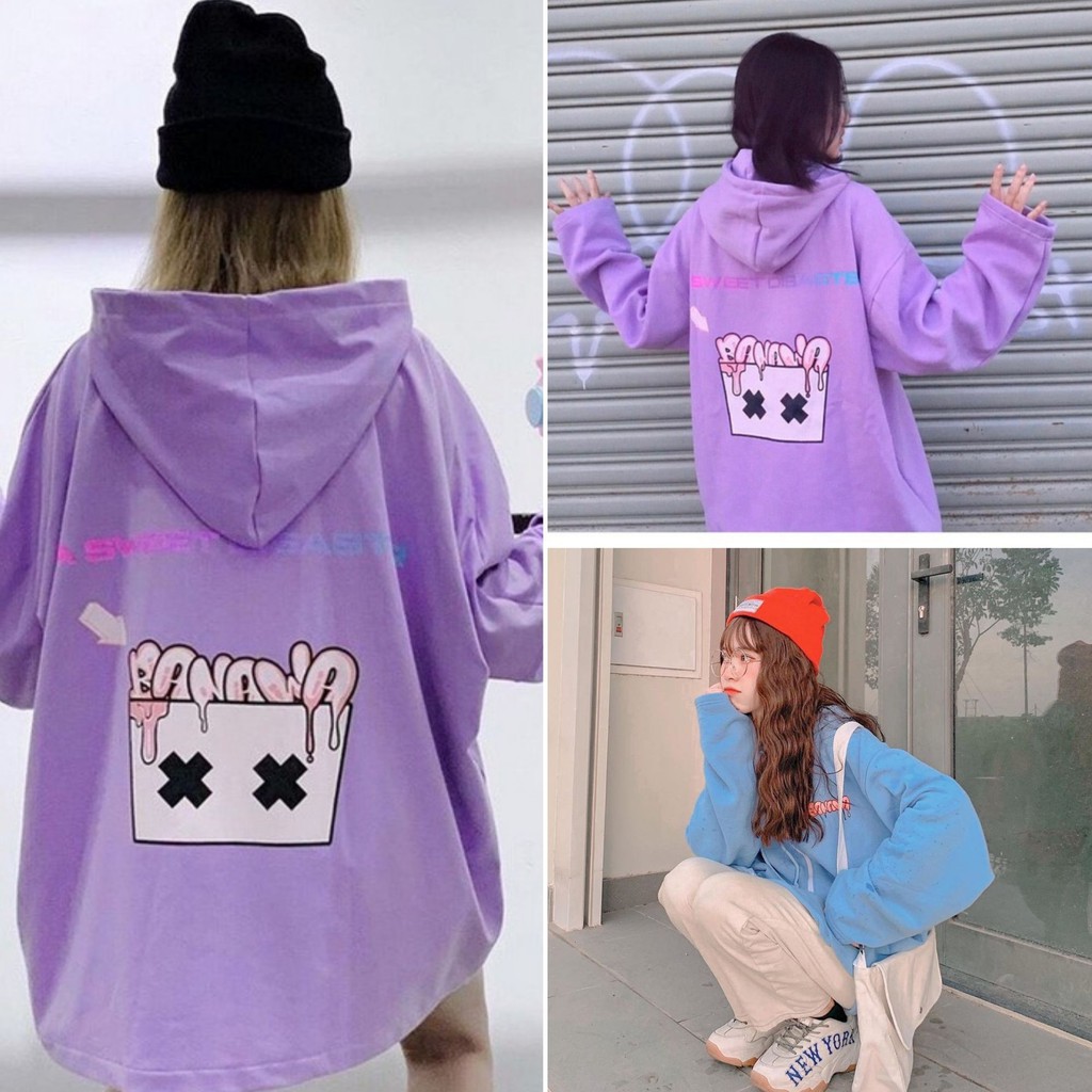 Áo Khoác Hoodie Unisex Form Rộng Khóa Kéo Nam Nữ Đều Mặc Được Chất Nỉ Dày Dặn Mũ Rộng 2 Lớp Trùm Mông Dấu Quần