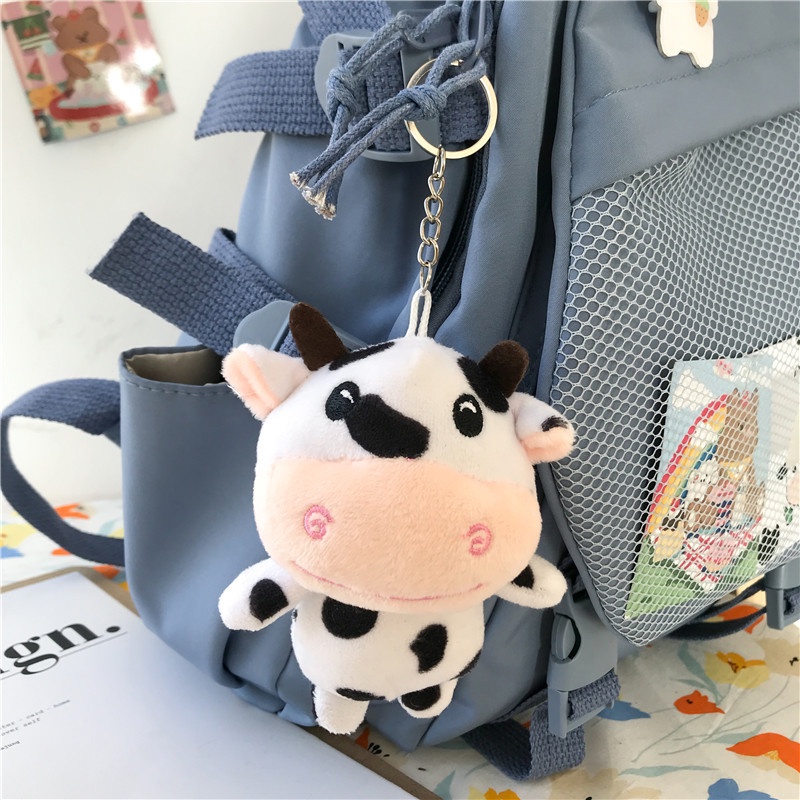 Phụ Kiện Bò Sữa Móc Treo Ba Lô Túi Xách Dễ Thương Đáng Yêu WD25