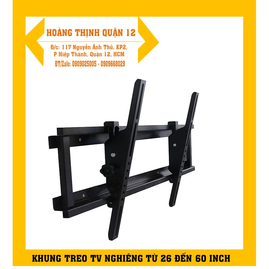 Khung treo TV Nghiêng từ 32 - 63 Inch (Nghiêng 25-45 độ )