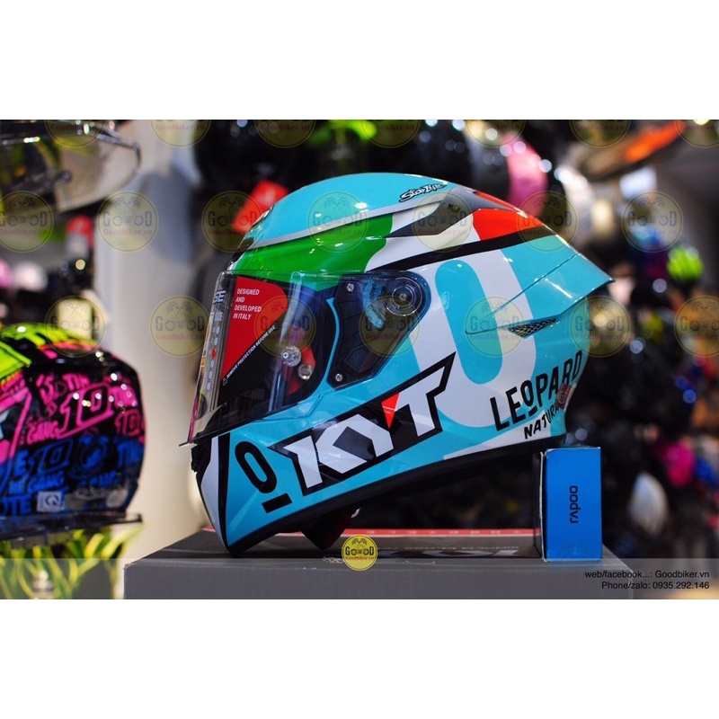 MŨ BẢO HIỂM FULLFACE CHÍNH HÃNG KYT LEOPARD