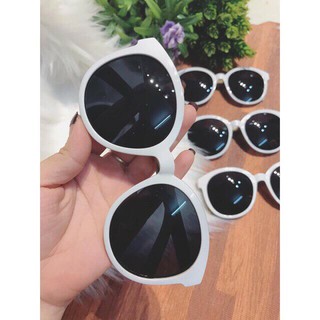 [RẺ VÔ ĐỊCH ][siêu rẻ] KÍNH HOT V TRONG TRẮNG VIỀN TRẮNG GỌNG TRÒN