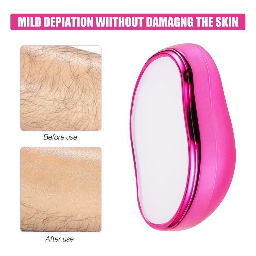 Tẩy tóc Pha lê Nanoglass Vật lý tẩy tóc Đá không đau Máy cạo lông không đau