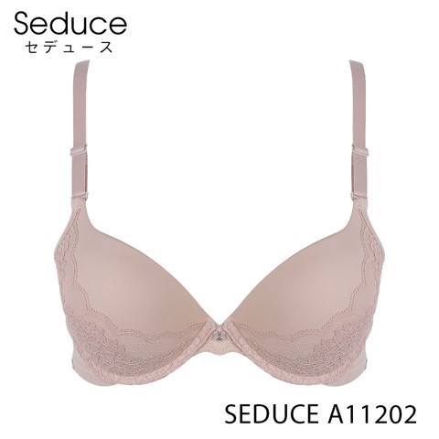 Áo Lót Nữ Trơn Phối Ren Mút Vừa Có Gọng Full Cup Seduce A11202