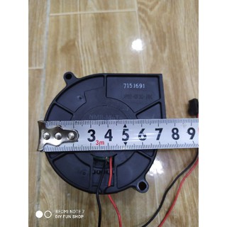 NMB Size 75mm 24v 0.2A chạy Êm và Mạnh (12v chạy khá mát)