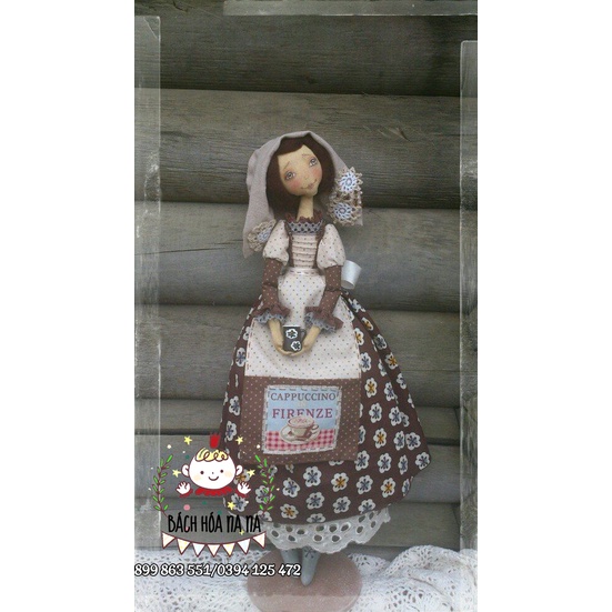 DIY Bộ Kit tự thêu búp bê CÔNG CHÚA CỔ TÍCH- thú nhồi bông tự làm, búp bê handmade - Handmade Nana Shop