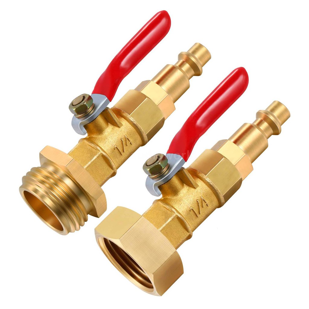 Set 2 Van Vòi Nước 1 / 4 '' 3 / 4 ''