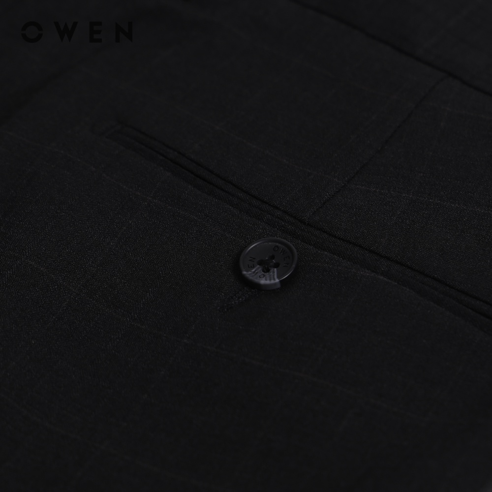 Quần tây Nam Owen Slim Fit Đen Nano - QS23497