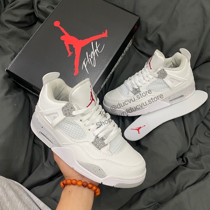 GIÀY JD4 OREO WHITE LAI AU