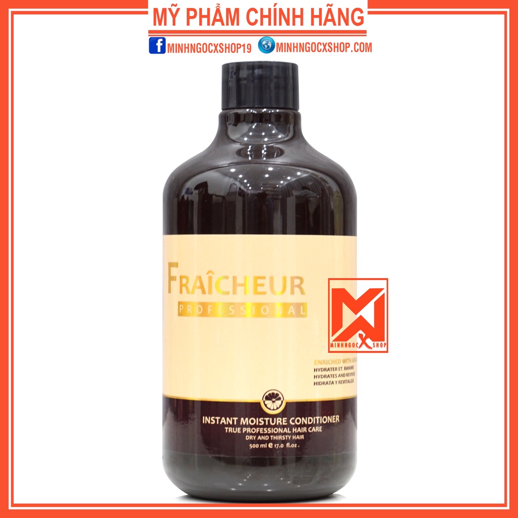 Dầu xả dưỡng ẩm phục hồi FRAICHEUR INSTANT MOISTURE 500ml chính hãng