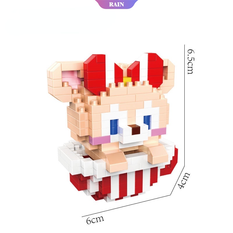 SANRIO Mới Bộ Đồ Chơi Lắp Ráp Mô Hình Lego Nhân Vật Hoạt Hình Disney StellaLou Cinnamoroll Melody Dành Cho Trẻ