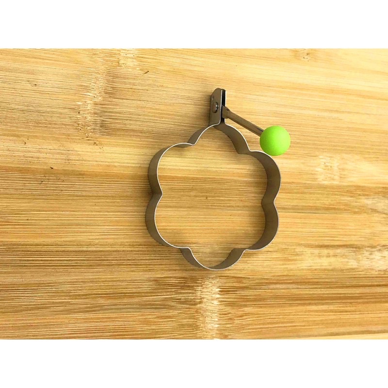 Khuôn chiên trứng, làm bánh inox tạo hình trái tim, ngôi sao, bông hoa 2K7