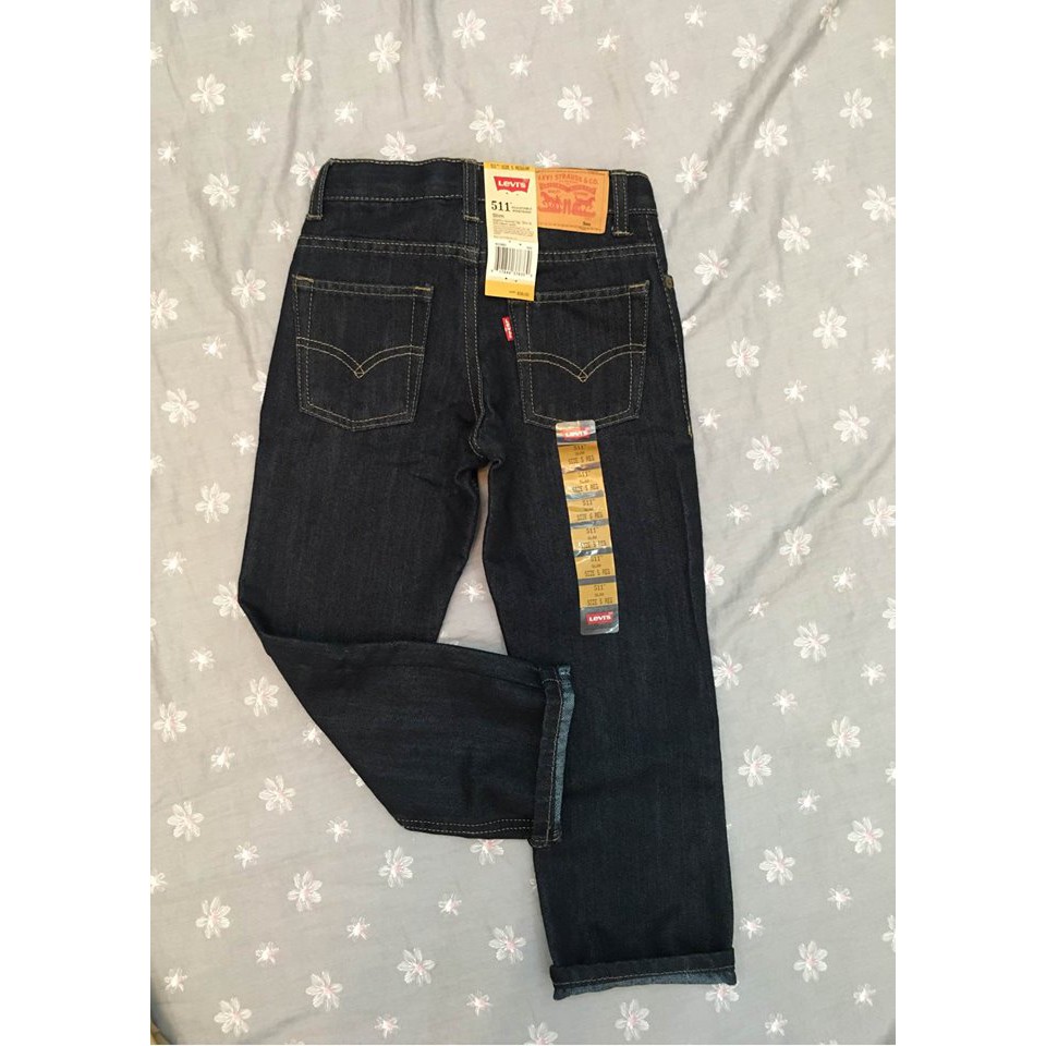 Quần Jeans Levi's dáng slim  - điều chỉnh cạp chun trong