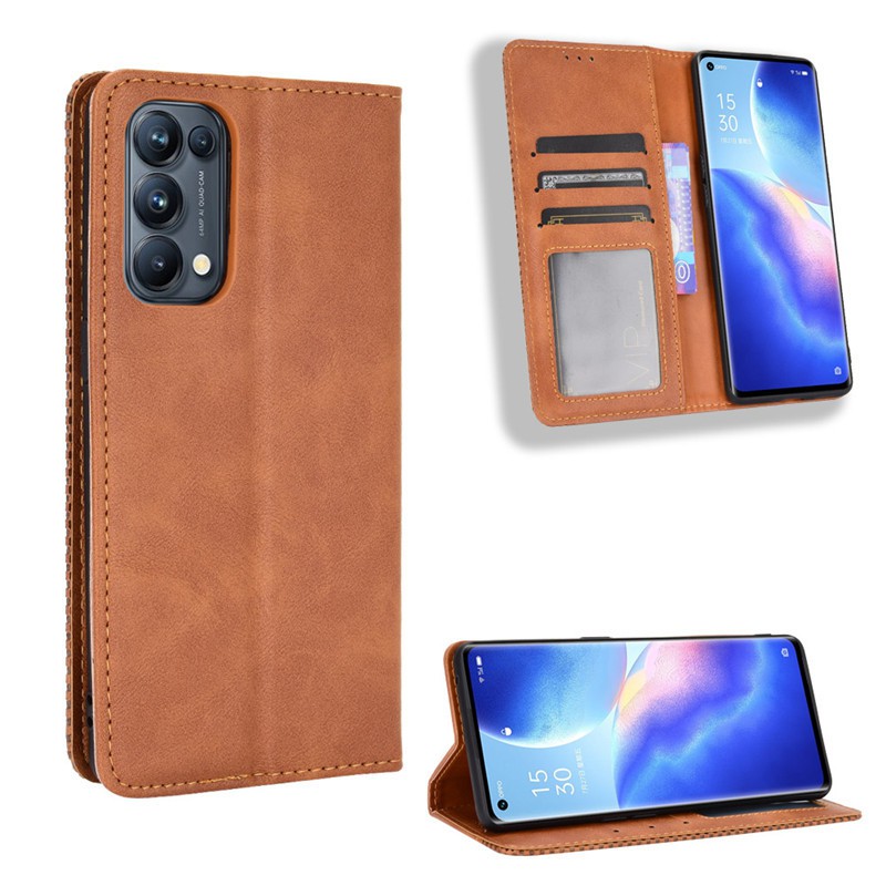 [FreeShip] Bao da dạng ví Oppo Reno 5 (cam kết xịn) hit nam châm, ngăn đựng thẻ tiền tiện lợi | BigBuy360 - bigbuy360.vn