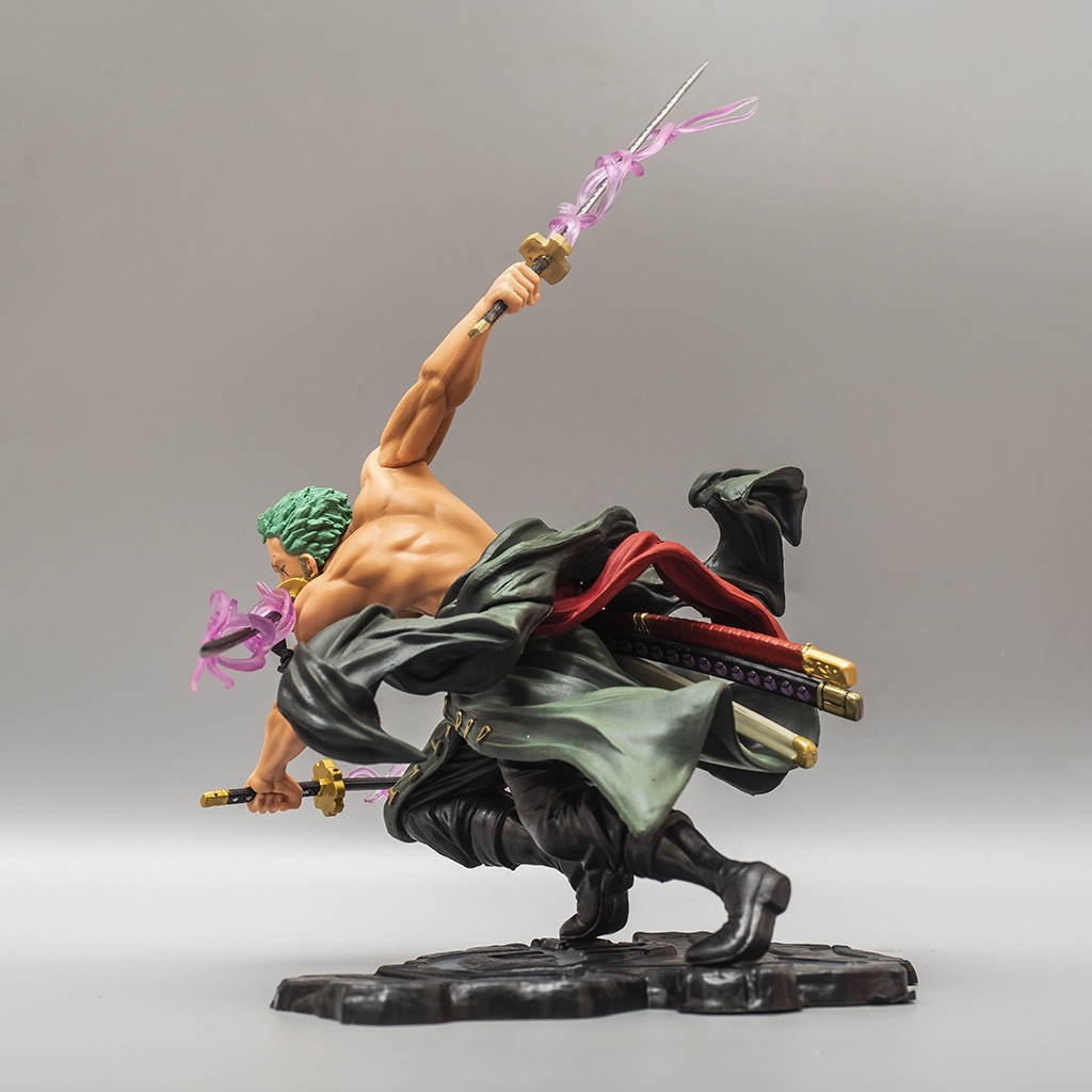 Mô hình One Piece Roronoa Zoro 3000 Thế Giới POP cao 20cm, Nặng 750G - Mô Hình Zoro trang trí One Piece Figure Haki Shop