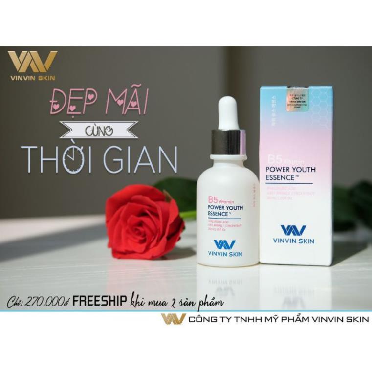 (quà khủng) [Chính Hãng] SERUM Căng Bóng Da Dịch Tổ Yến Tươi VinVin Skin - Chống Lão Hóa