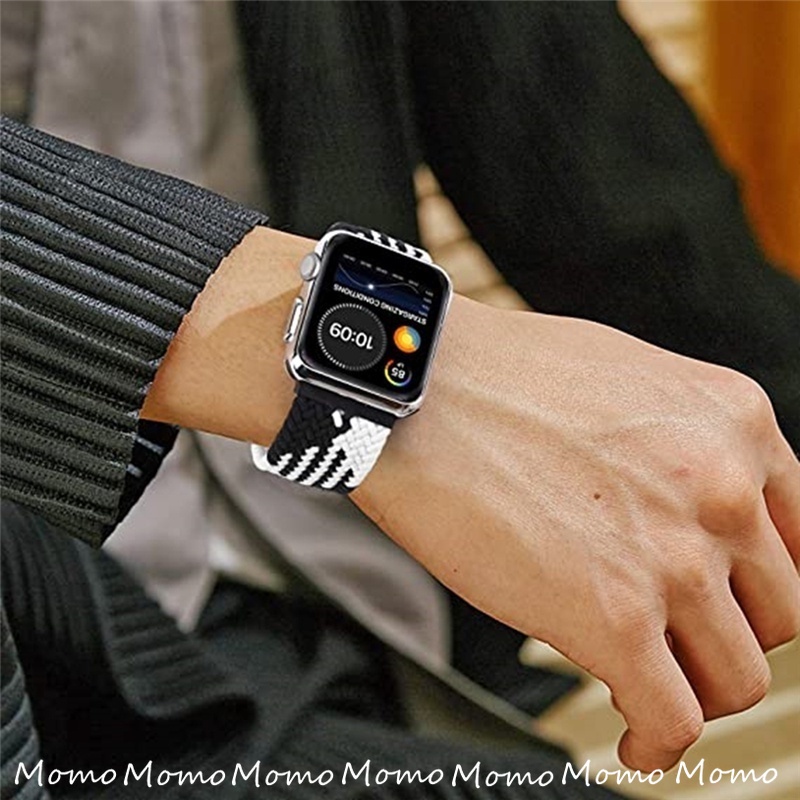 Dây Đeo Nylon Cho Đồng Hồ Thông Minh Smart Watch Series 7 SE 6 5 4 3 45mm 41mm 42mm 38mm 40mm 40mm 44mm