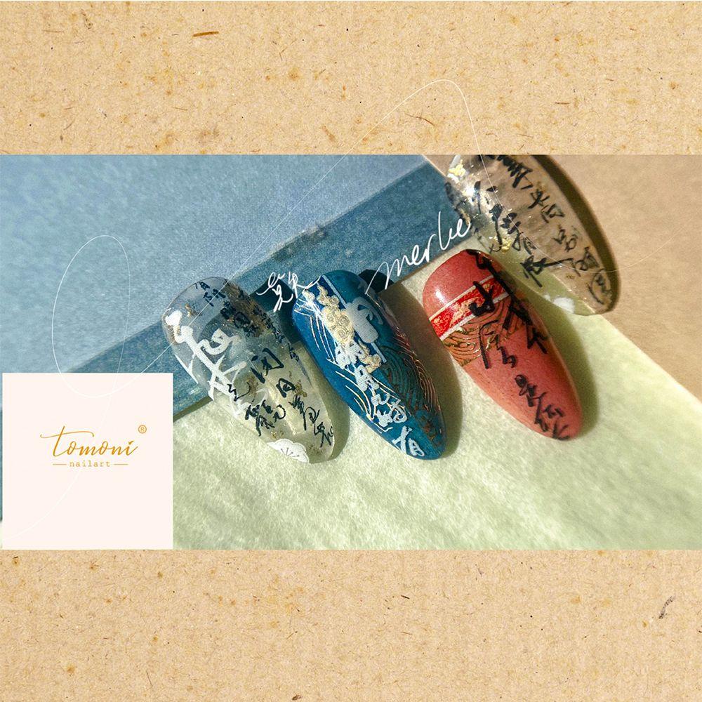 Miếng Dán Trang Trí Móng Tay Nghệ Thuật|Miếng Dán Trang Trí Móng Tay Phong Cách Trung Hoa