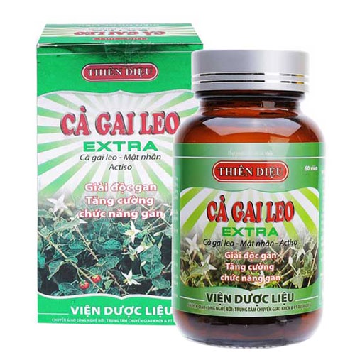 THÊN DIÊU CÀ GAI LEO EXTRA – Giúp giải độc gan, tăng cường chức năng gan trong trường hợp suy giảm chức năng gan (60 V)