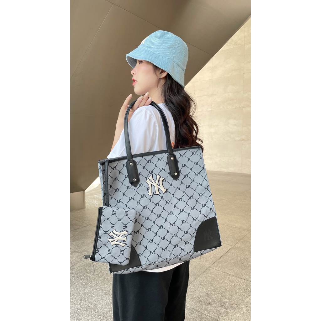 TÚI TOTE B416 MLB MONOGRAM DIA JACQUARD TOTE BAG