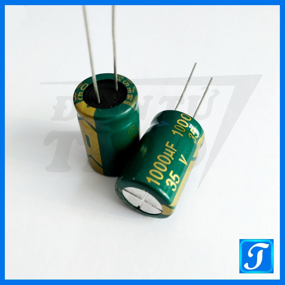 Tụ Hóa Tụ Phân Cực 1000uF 35V 13x21 mm Xuyên Lỗ