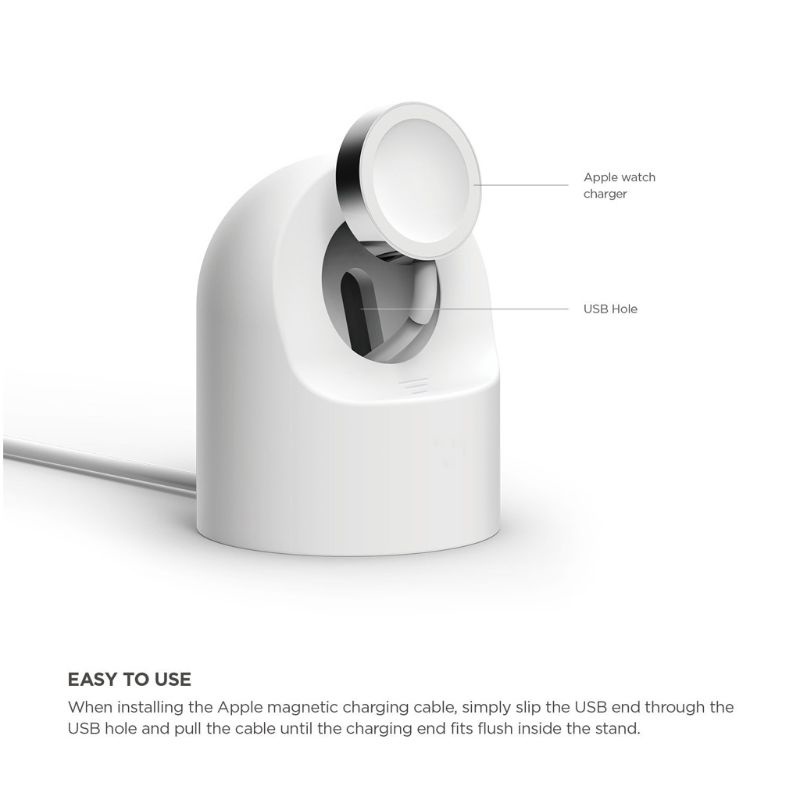 Đế Sạc Bằng Silicon Chuyên Dụng Cho Đồng Hồ Thông Minh Apple Watch