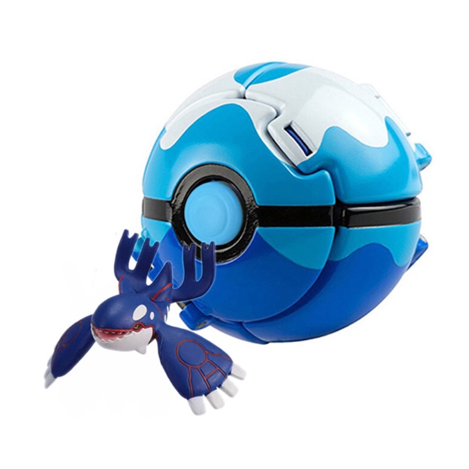 Mô Hình Quả Cầu Pokemon, Tự Động Ném Thú Pikachu Dành Cho Bé.