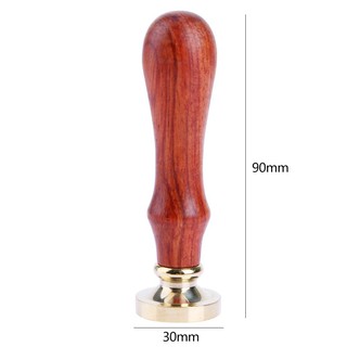 Retro Wood Stamp Magic Array Sealing Wax Antique Stamp with Beech Handle Romantic Stamp Maker