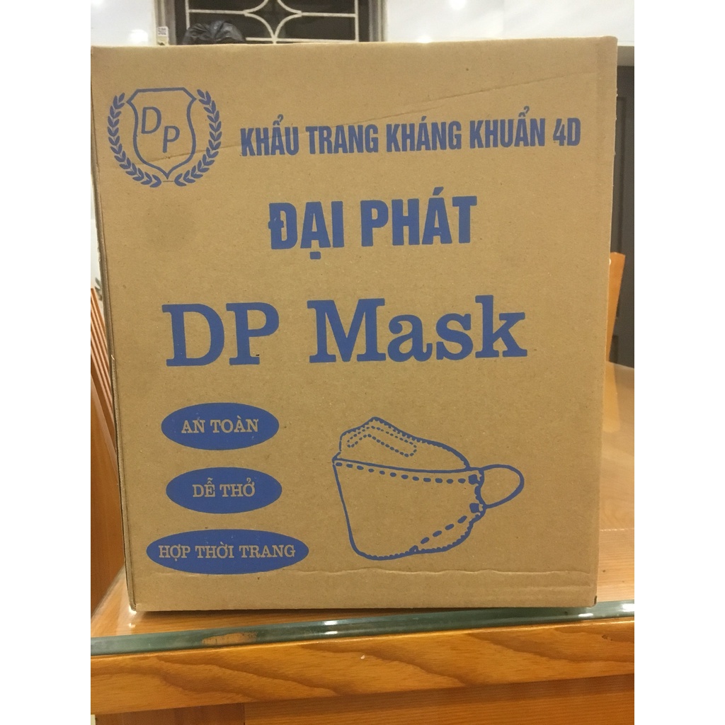 Thùng 300 khẩu trang 4D Đại phát kháng khuẩn,chống bụi
