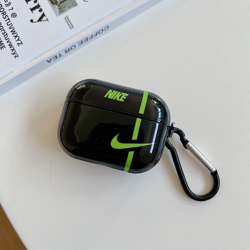 Vỏ Bảo Vệ Hộp Sạc Tai Nghe Bluetooth Airpod 1 2 3 pro Bằng tpu In logo Nike Độc Đáo Thời Trang