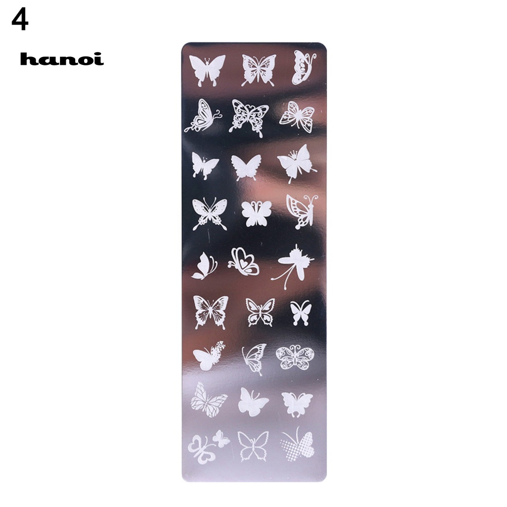 Khuôn In Hình Trang Trí Móng Tay Bằng Thép Không Gỉ DIY