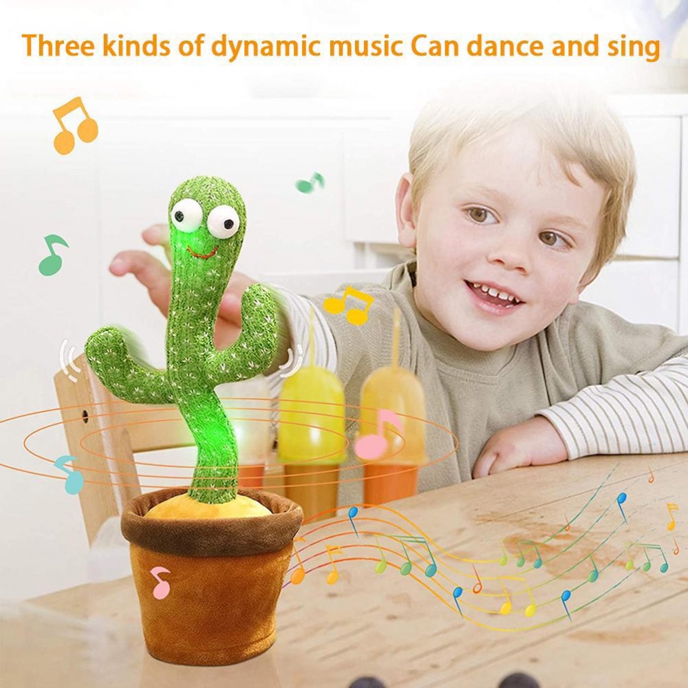 Xương rồng nhồi bông nhảy múa ngộ nghĩnh dành cho bé