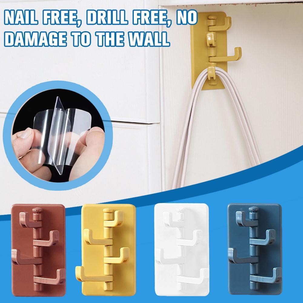 Móc Treo Khăn Dính Tường Không Cần Khoan Có Thể Gập Lại G2Y5