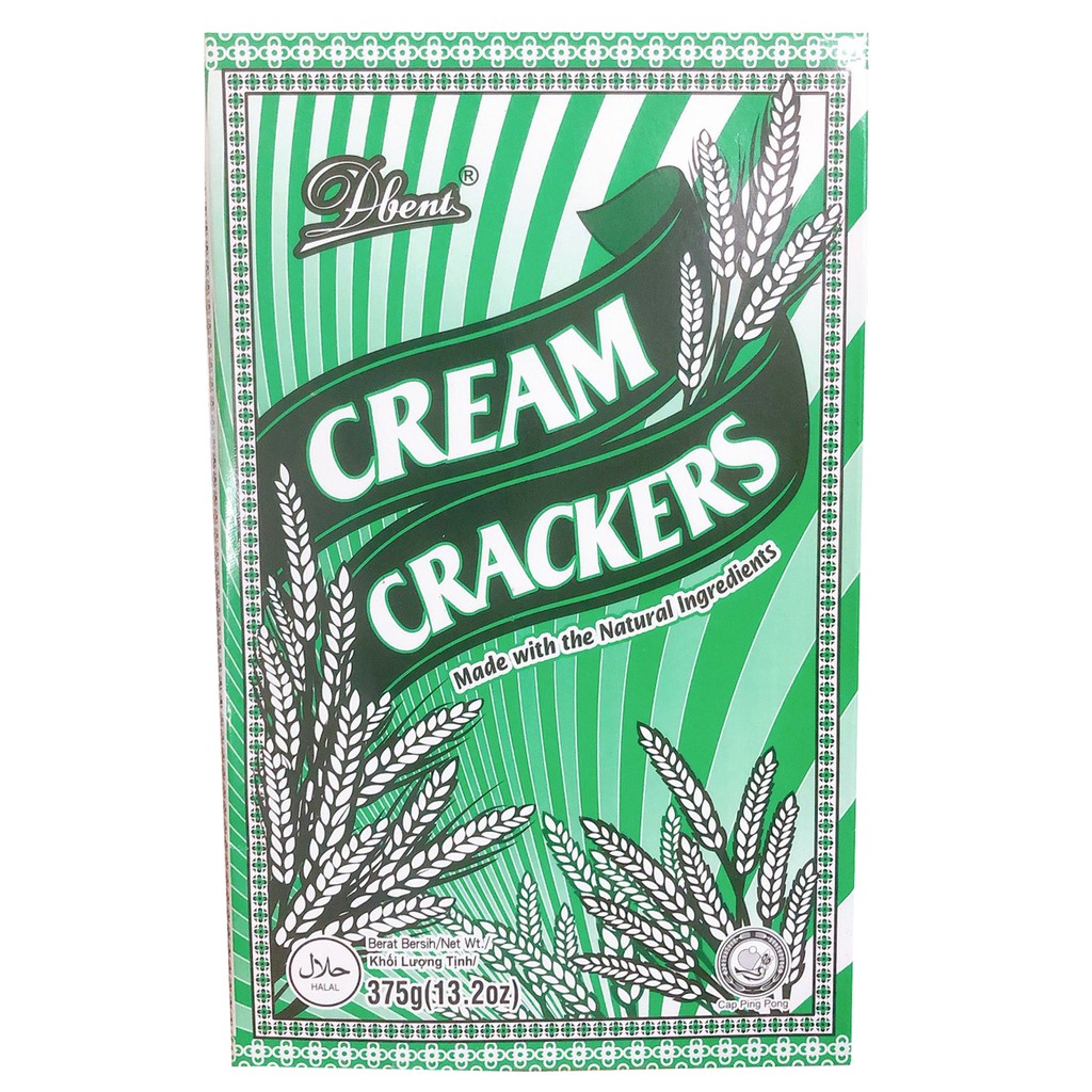 Bánh Ăn Kiêng Lúa Lạt Dbent Cream Crackers (Hộp 375g)