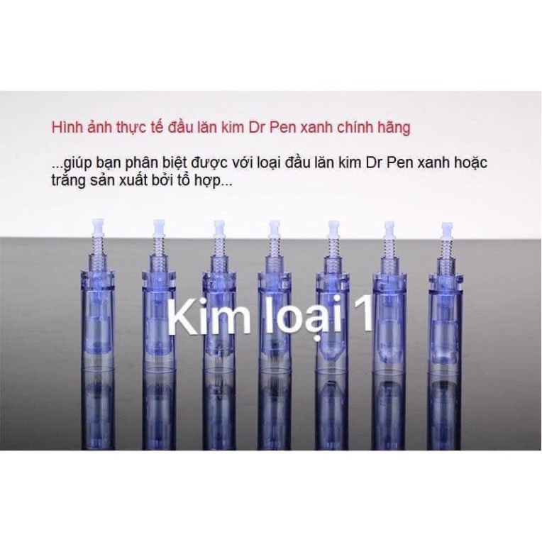 Đầu Kim Nano Xanh Kim 12 Kim 36 Kim Cấy Mặt Phim Kim Cấy Tảo Cấy Dưỡng Chất.