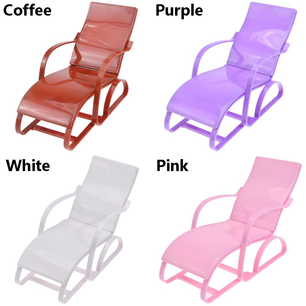 Mô Hình Ghế Dài Bãi Biển Tỉ Lệ 1:6 Có Thể Gấp Gọn Trang Trí Nhà Búp Bê/Sân Vườn/Làm Đồ Chơi Cho Bé