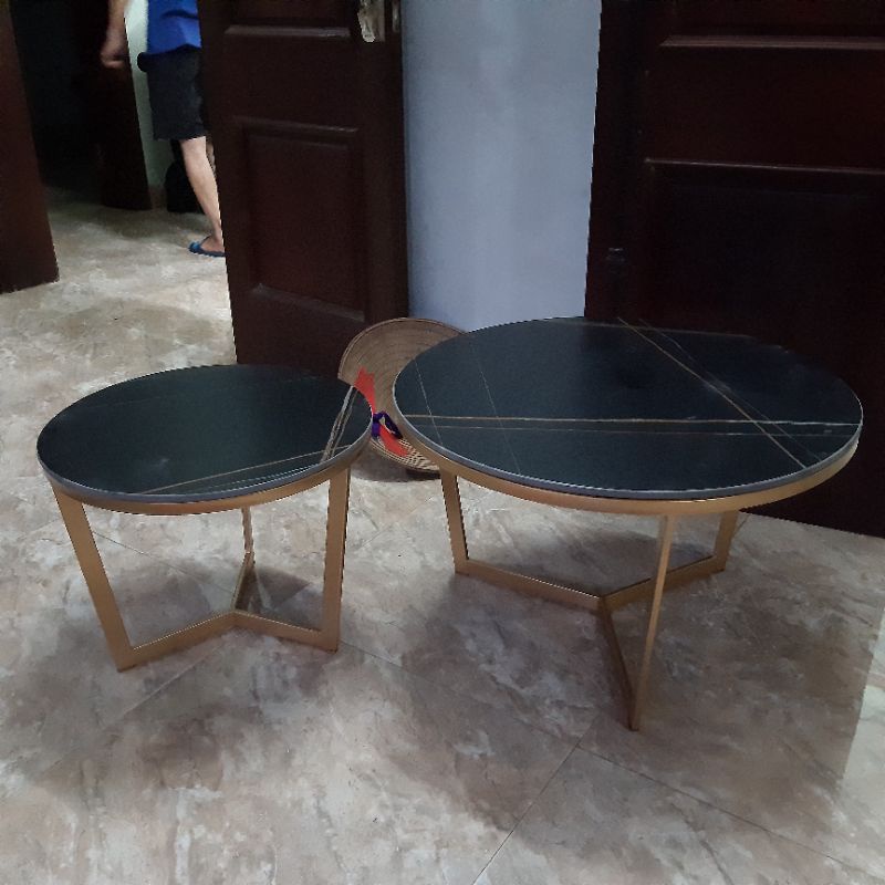Bàn Trà Đôi cao cấp chân chứ W