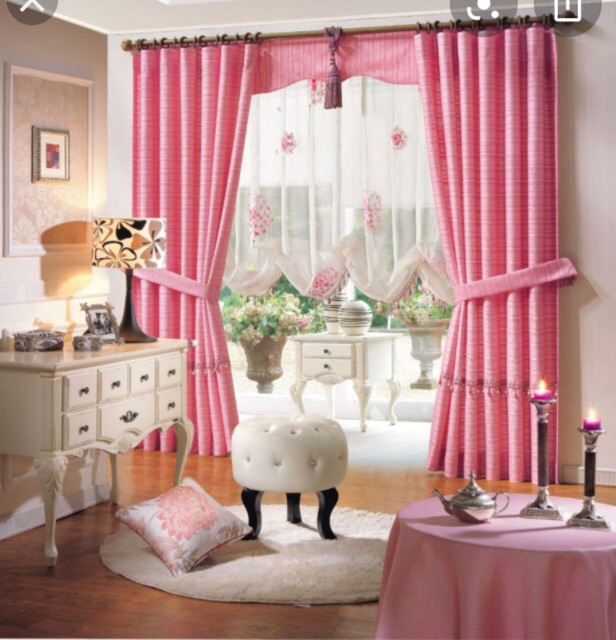 Vải phi bóng màu Hồng nhạt 1,5m x khổ rộng 1,1m của Vải rẻ HB shop