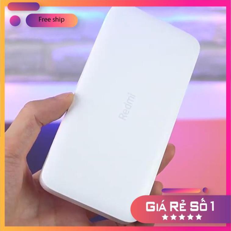 Sạc dự phòng Xiaomi Redmi 10000mAh Fast Charge - sạc nhanh 2 cổng vào BH 6 tháng 1 đổi 1