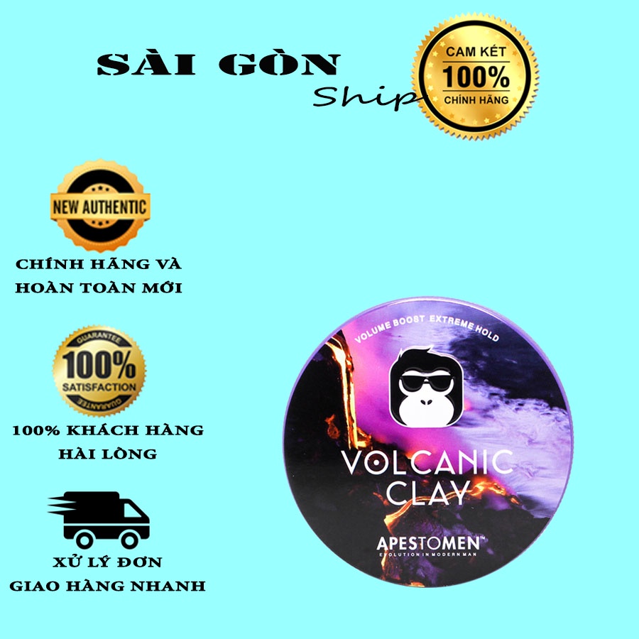[ Chính hãng Apestomen ] Sáp vuốt tóc Volcanic Clay