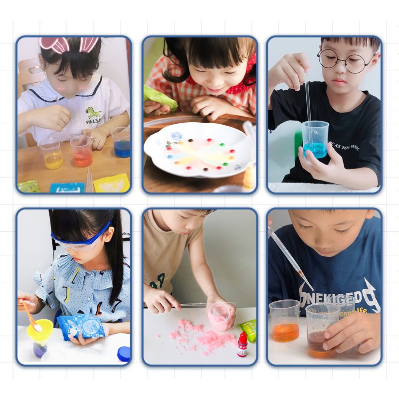 Bộ thực hành thí nghiệm 180 thí nghiệm cho bé tập làm khoa học  - Đồ chơi giáo dục