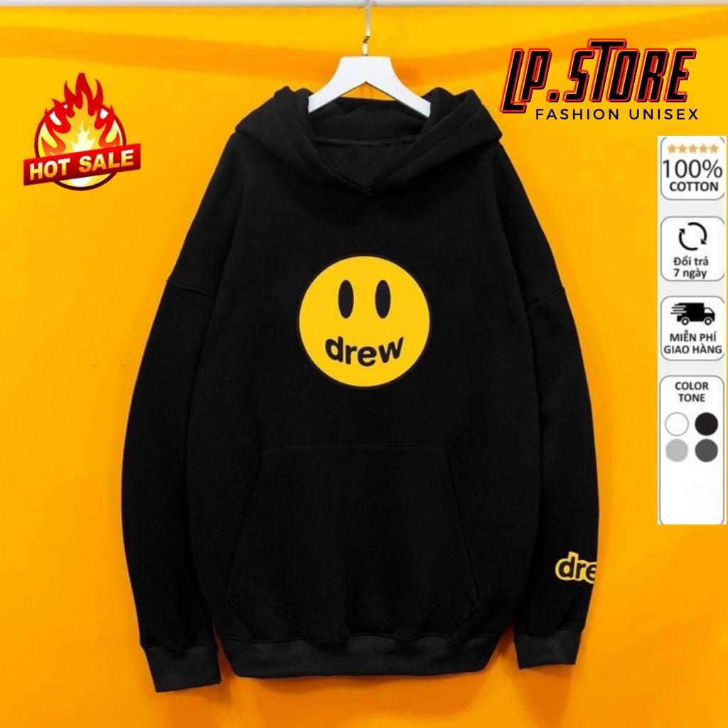 Áo Hoodie Drew - Áo Khoác Nỉ Drew Oversize Nam Nữ 4 Màu Siêu Hot - LP.STORE ( kèm ảnh thật )