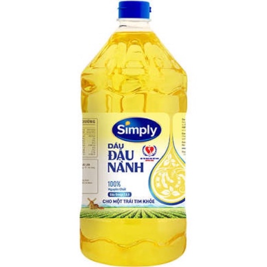 Dầu ăn Simply 1L và 2L