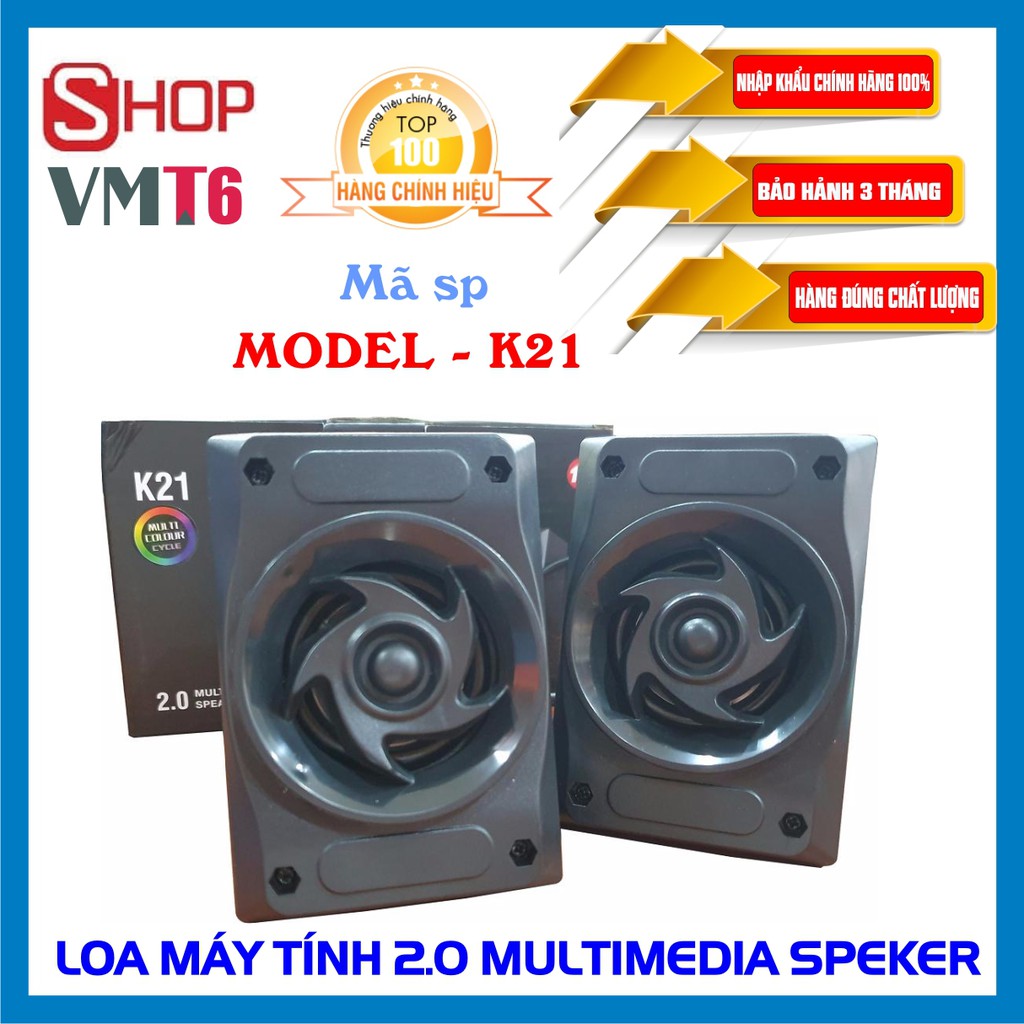 [Mã ELHACE giảm 4% đơn 300K] Loa máy tính Multimedia speaker 2.0 K18/k21 ... Sản phẩm chính hãng !